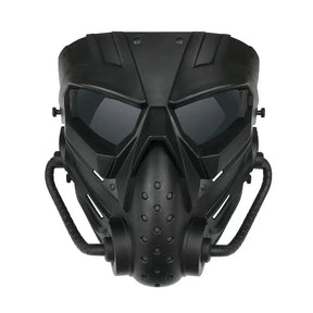 Máscara Tática para Airsoft Predator esporte - airsoft predator Loja da Dryka Preta-Preta 