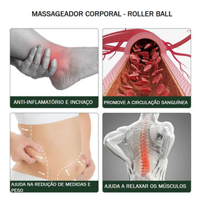 Massageador Corporal - Roller Ball bem estar 034 Loja da Dryka 