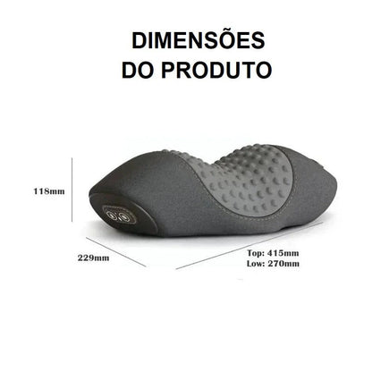 Massageador Elétrico Portátil para Pescoço e Lombar - Easy Relax massageador lombar 001 Loja da Dryka 