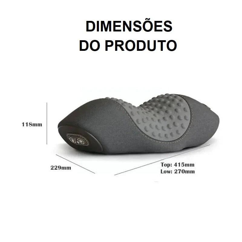 Massageador Elétrico Portátil para Pescoço e Lombar - Easy Relax massageador lombar 001 Loja da Dryka 