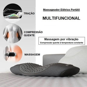 Massageador Elétrico Portátil para Pescoço e Lombar - Easy Relax massageador lombar 001 Loja da Dryka 