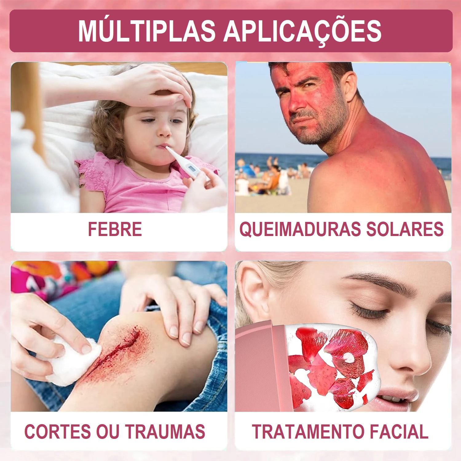 Massageador Facial - Skin Icing beleza 031 Loja da Dryka 