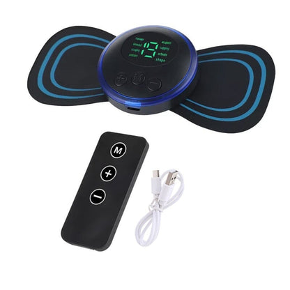 Massageador Portátil Ortopédico Bem estar 012 lojadadryka Preto com controle 
