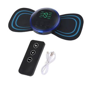Massageador Portátil Ortopédico Bem estar 012 lojadadryka Preto com controle 