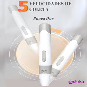 Medidor de glicose no sangue -Easy Glic medidor glicose dedo Loja da Dryka 