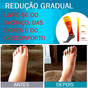 Meias de Compressão Coloridas bem estar 027 Loja da Dryka 