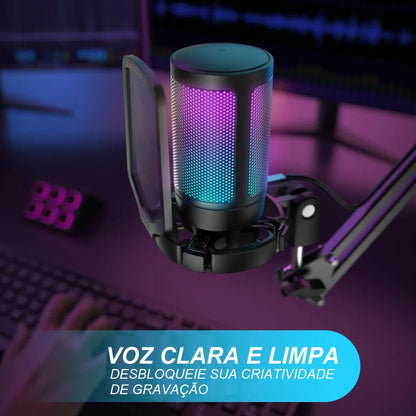 Microfone Fifine A6V microfone 002 Loja da Dryka 