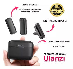 Microfone Portátil Ulanzi J12 Loja da Dryka 