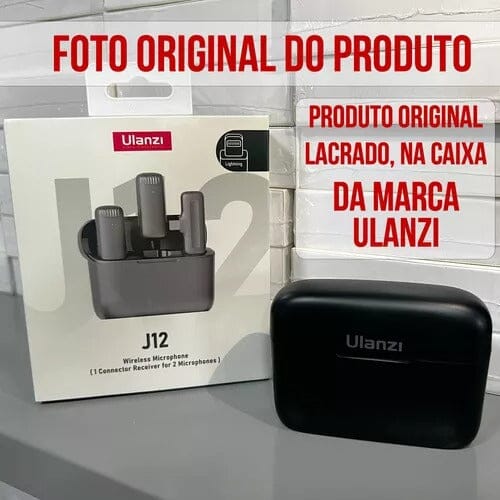 Microfone Portátil Ulanzi J12 Loja da Dryka 