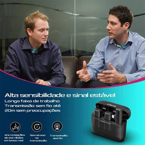 Microfone Portátil Ulanzi J12 Loja da Dryka 