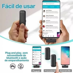 Microfone Portátil Ulanzi J12 Loja da Dryka 