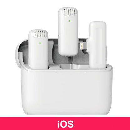 Microfone Portátil Ulanzi J12 Loja da Dryka Branco-iPhone 