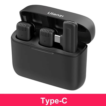 Microfone Portátil Ulanzi J12 Loja da Dryka Preto-Android 