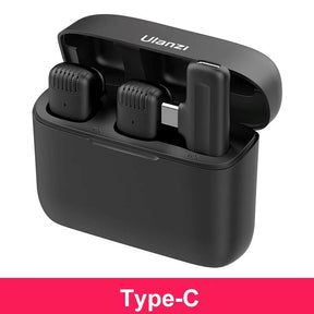 Microfone Portátil Ulanzi J12 Loja da Dryka Preto-Android 
