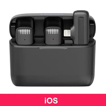 Microfone Portátil Ulanzi J12 Loja da Dryka Preto-iPhone 