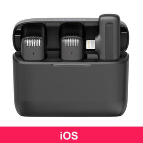 Microfone Portátil Ulanzi J12 Loja da Dryka Preto-iPhone 