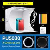 Mini Studio Fotográfico Light Box fotografia 001 Loja da Dryka 30cm PVC 