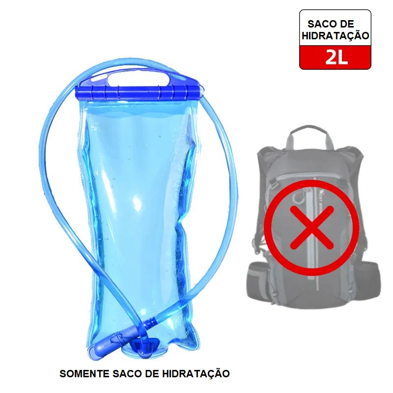 Mochila de Hidratação - Slim Water Mochila 007 Loja da Dryka Saco de Hidratação 