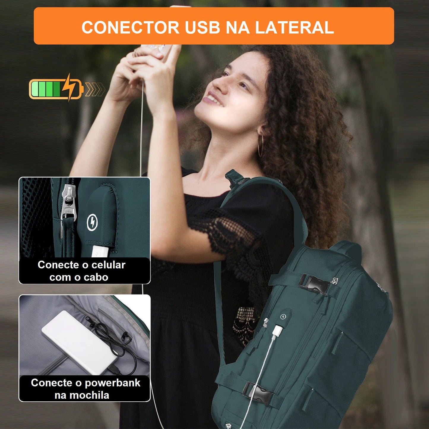 Mochila de Viagem Slim Bag mochila 006 Loja da Dryka 