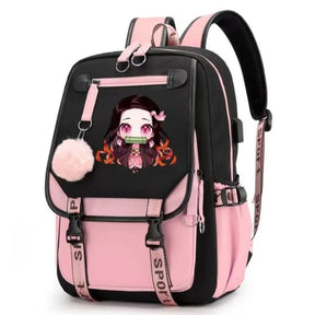 Mochila Escolar Anime - Kamado Nezuko Slayer Loja da Dryka 