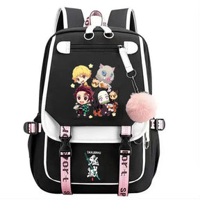 Mochila Escolar Anime - Kamado Nezuko Slayer Loja da Dryka 