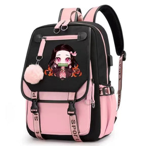 Mochila Escolar Anime - Kamado Nezuko Slayer Loja da Dryka Modelo 2 