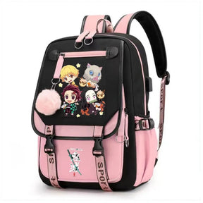 Mochila Escolar Anime - Kamado Nezuko Slayer Loja da Dryka Modelo 3 