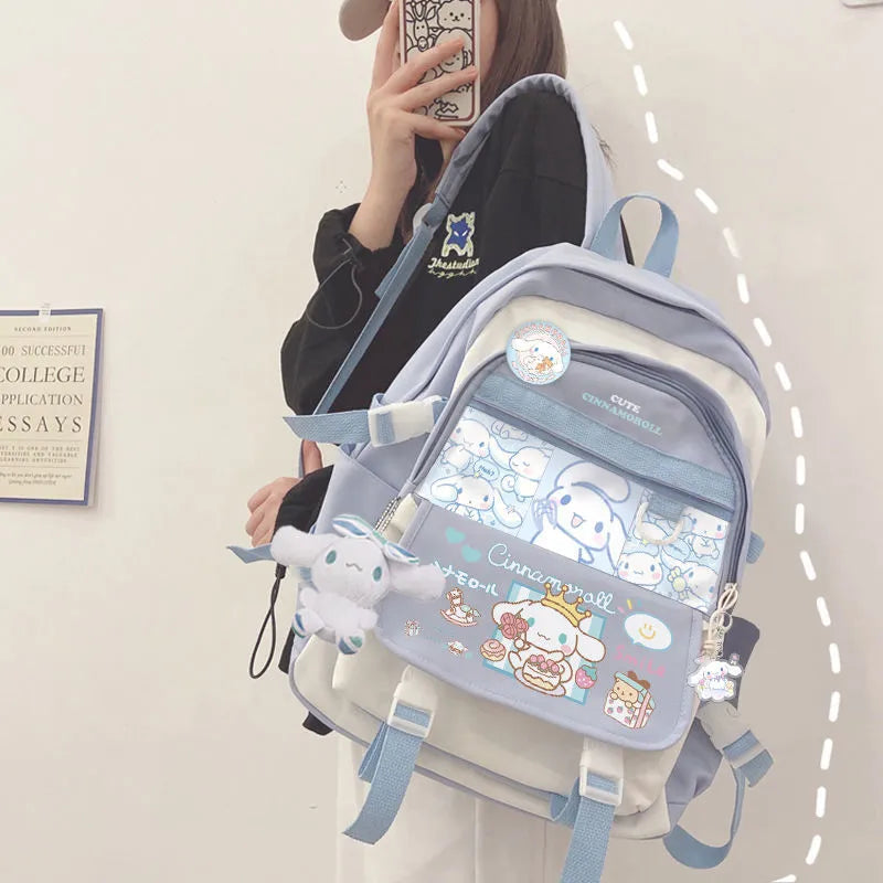 Mochila Escolar Anime Sanrio Loja da Dryka 