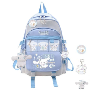 Mochila Escolar Anime Sanrio Loja da Dryka B 