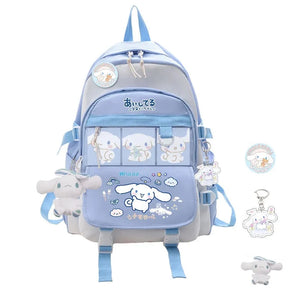 Mochila Escolar Anime Sanrio Loja da Dryka F 