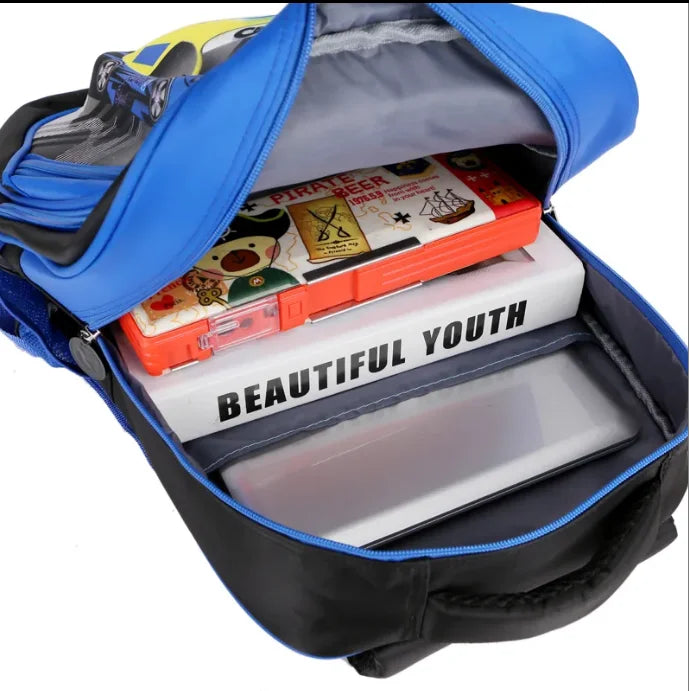 Mochila Escolar Infantil 3D - Fórmula 1 Loja da Dryka 