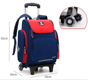 Mochila Escolar Infantil com Rodinhas - Dog School mochila dog school Loja da Dryka 2 rodas 2 