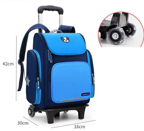 Mochila Escolar Infantil com Rodinhas - Dog School mochila dog school Loja da Dryka 2 rodas 3 