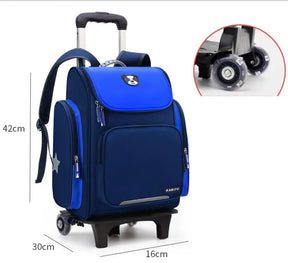 Mochila Escolar Infantil com Rodinhas - Dog School mochila dog school Loja da Dryka 2 rodas 4 