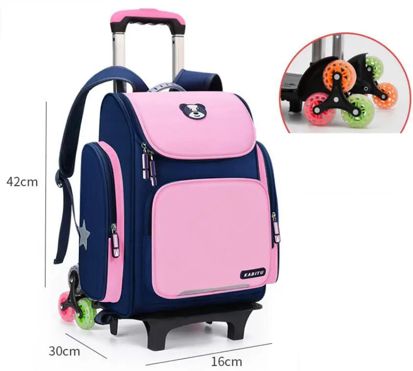 Mochila Escolar Infantil com Rodinhas - Dog School mochila dog school Loja da Dryka 