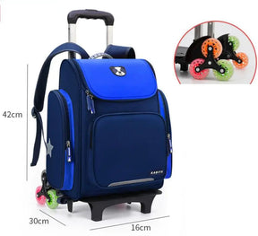 Mochila Escolar Infantil com Rodinhas - Dog School mochila dog school Loja da Dryka 6 rodas 
