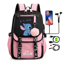 Mochila Escolar Infantil - Lilo Stitch Loja da Dryka 0261636 
