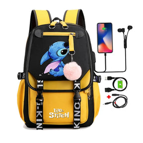 Mochila Escolar Infantil - Lilo Stitch Loja da Dryka 0271629 