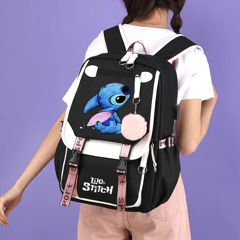 Mochila Escolar Infantil - Lilo Stitch Loja da Dryka 