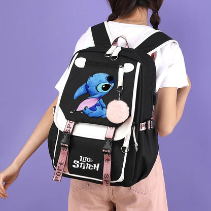 Mochila Escolar Infantil - Lilo Stitch Loja da Dryka 