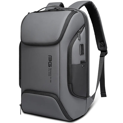 Mochila Executiva Paris - Impermeável com Compartimento USB Mochila 005 Loja da Dryka Cinza 