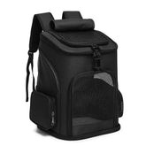 Mochila Pet Para Transporte Ventilada - Bag Pet Loja da Dryka Preto 