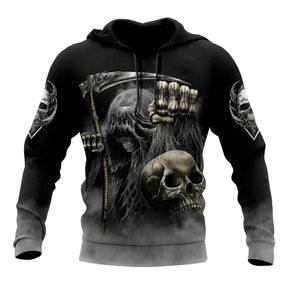 Moleton 3D com Capuz - Caveira Vintage acessorio masculino 012 - moleton caveira vintage Loja da Dryka Skulls-002 XXP 