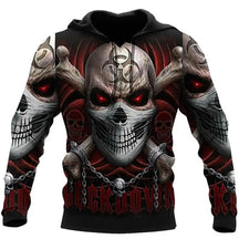 Moleton 3D com Capuz - Caveira Vintage acessorio masculino 012 - moleton caveira vintage Loja da Dryka Skulls-005 XXP 