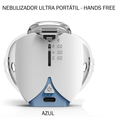 Nebulizador Ultra Portátil - Hands Free bem estar 026 Loja da Dryka Azul 