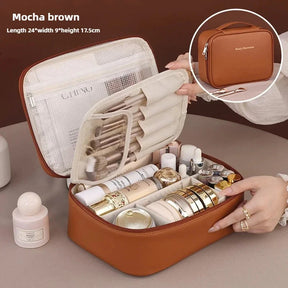 Necessaire de Maquiagem - Luxe Case Necessaire de Maquiagem - Luxe Case Loja da Dryka Marron 