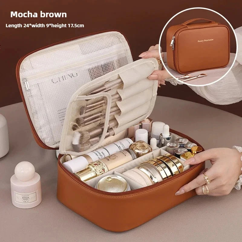 Necessaire de Maquiagem - Luxe Case Necessaire de Maquiagem - Luxe Case Loja da Dryka Marron 