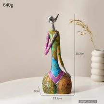 Nordic Style Creative Abstract Home Decoration Figure Sculpture Living Room Modern Art Figurine Desk Decoration Christmas Gifts Loja da Dryka SHBA1341027 