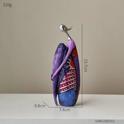 Nordic Style Creative Abstract Home Decoration Figure Sculpture Living Room Modern Art Figurine Desk Decoration Christmas Gifts Loja da Dryka SHBA2885001 