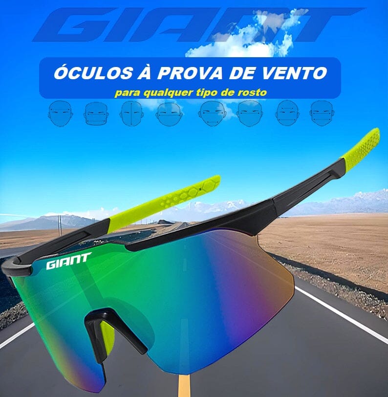 Óculos De Ciclismo Polarizado Giant - Street Run óculos de sol 022 Loja da Dryka 